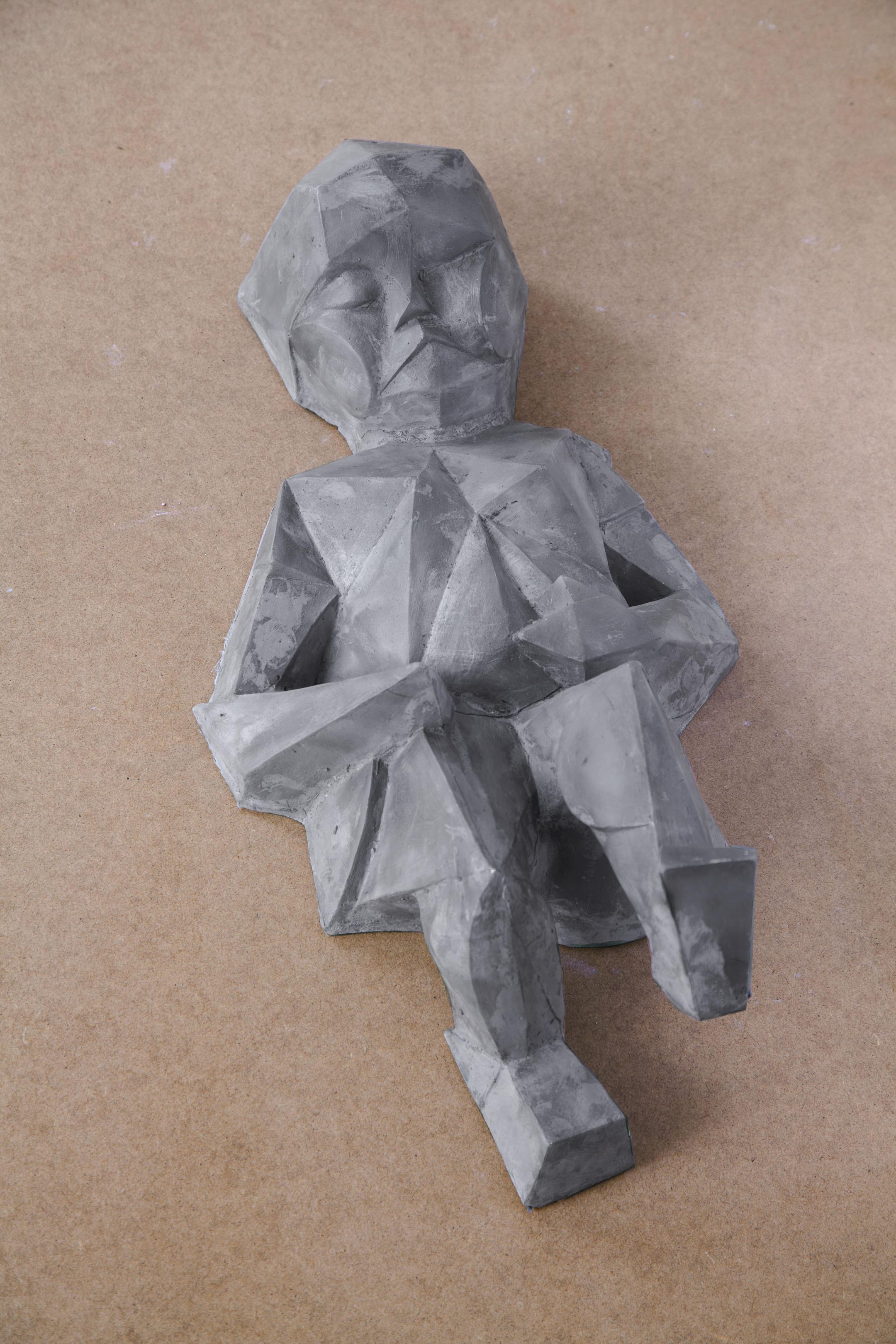 Baby (III), Plaster, Pigment, 50 &times; 35 &times; 35 cm, 2018